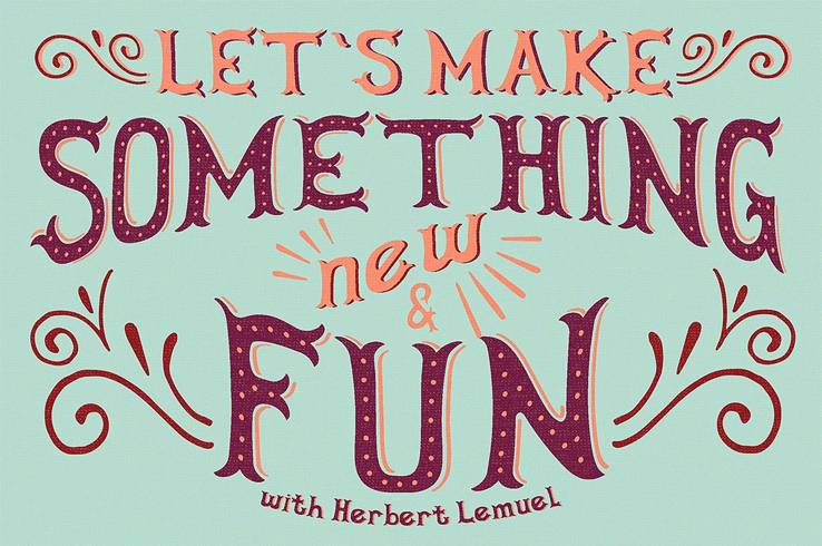 Herbert Lemuel Decorative Font