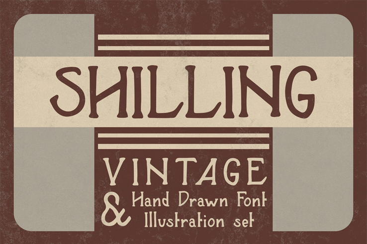 Shilling Vintage Advertising Font