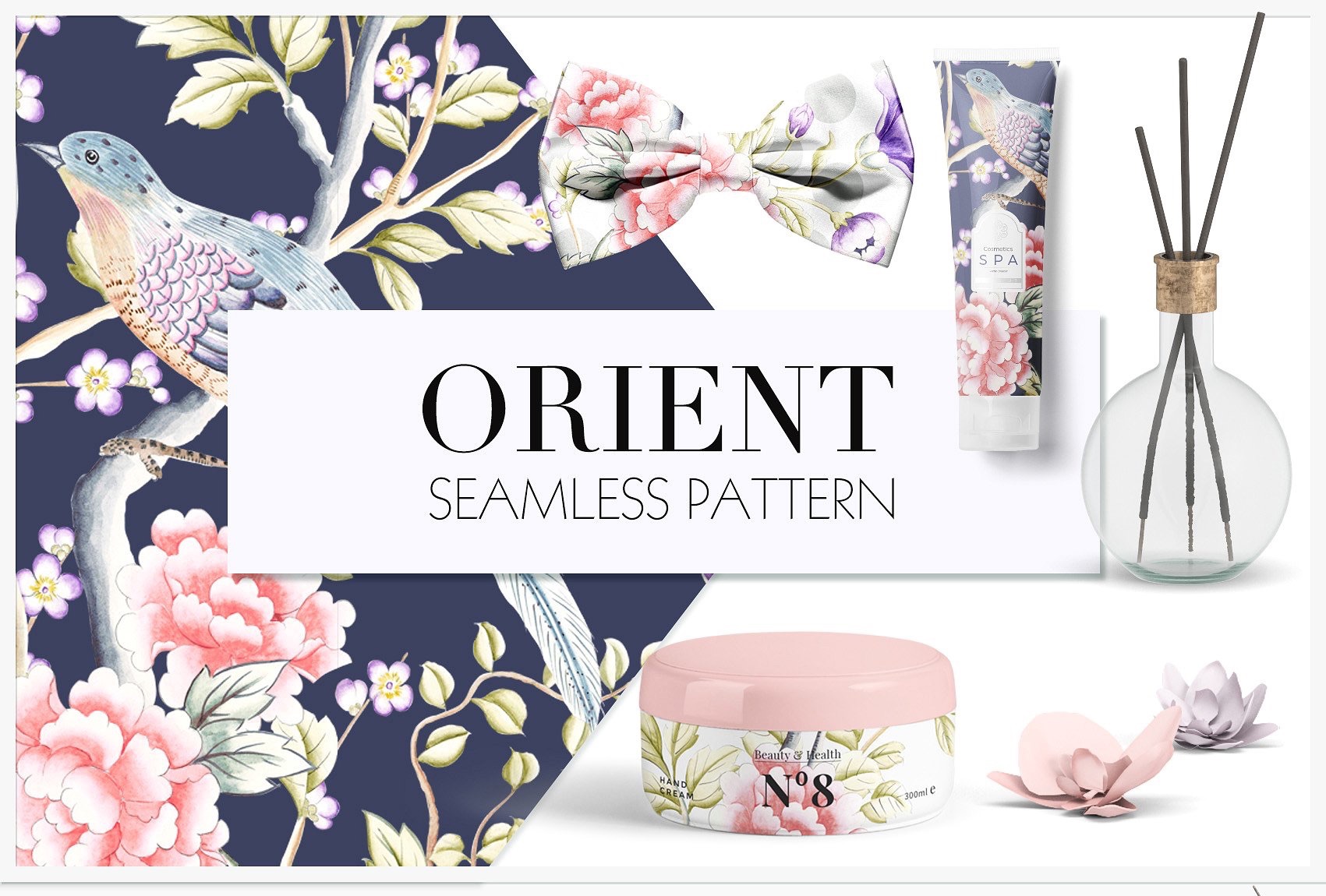 Orient seamless pattern