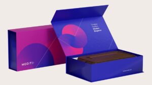 Luxury magnetic product presentation box