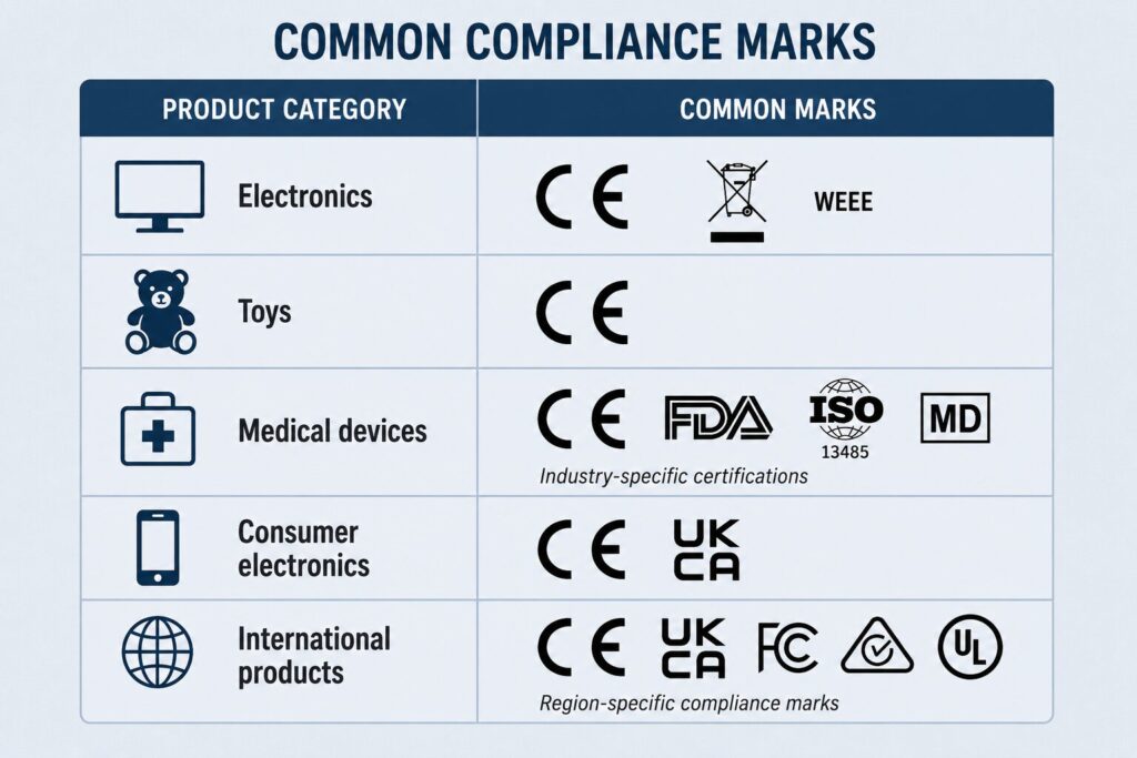 compliance symbols
